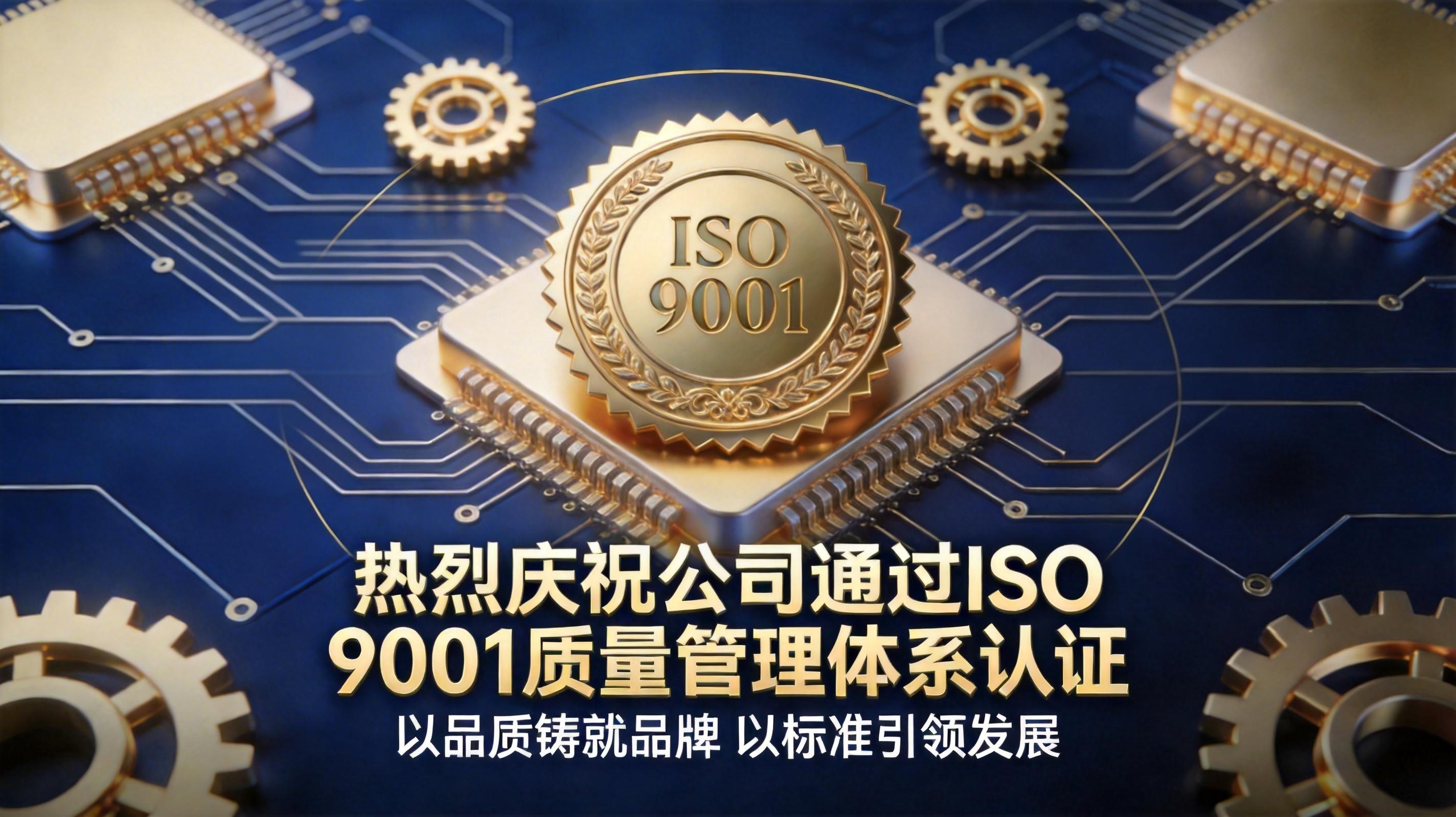 喜报 | 英达森斯半导体通过ISO 9001质量管理体系认证